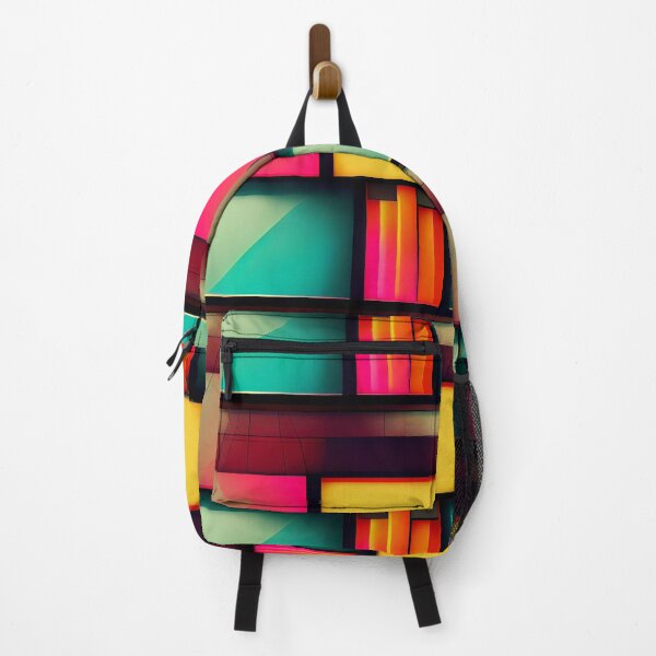 Item preview, Neon Dreams: A Bold and Colorful Retro-Inspired Pattern designed and sold by HiArtify ❤️.