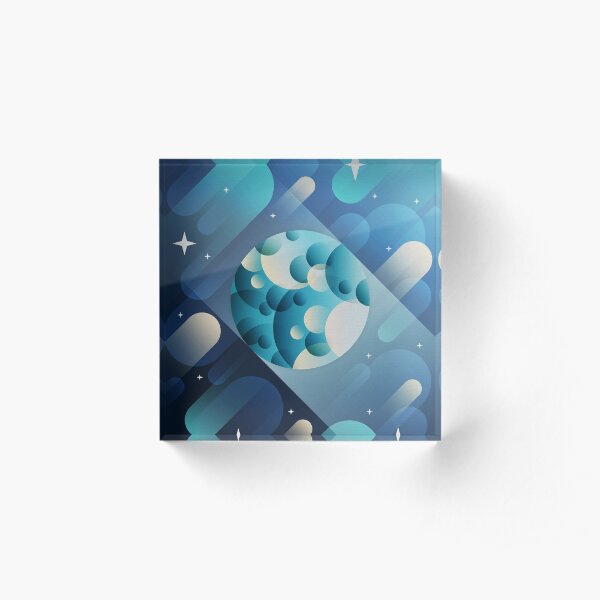 Mercury Acrylic Block