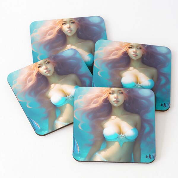 Item preview, AI Generated Art, Mermaid to Human Transformation  designed and sold by DominicAi.