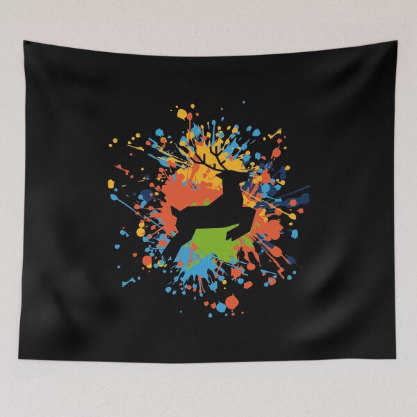 Item preview, Deer Color Splash designed and sold by onicon.