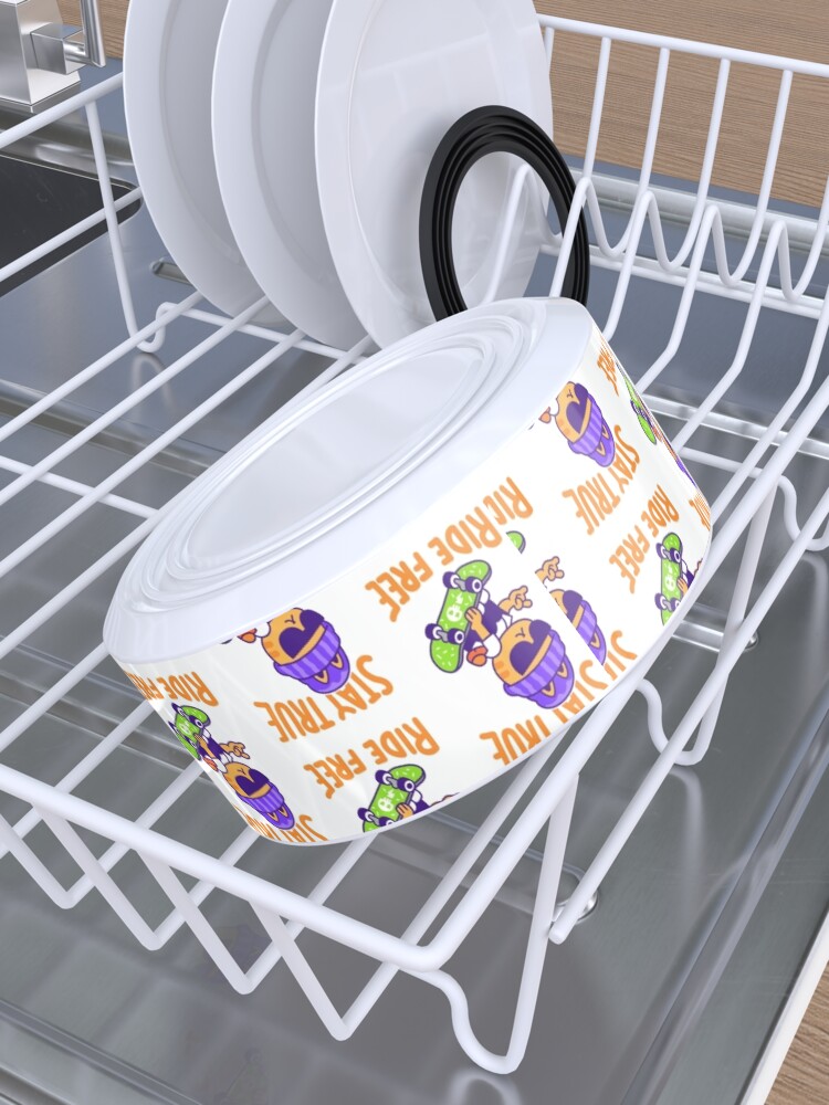 Alternate view of Cat Stay true Ride Free Color Pet Bowl