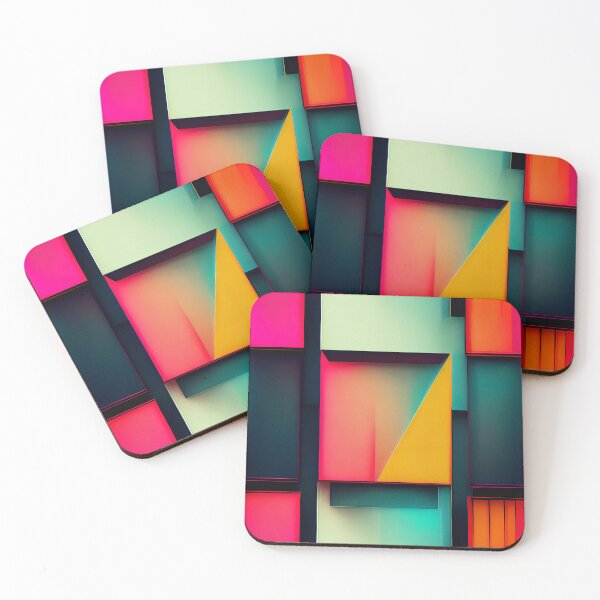 Item preview, Neon Dreams: A Bold and Colorful Retro-Inspired Pattern designed and sold by HiArtify ❤️.