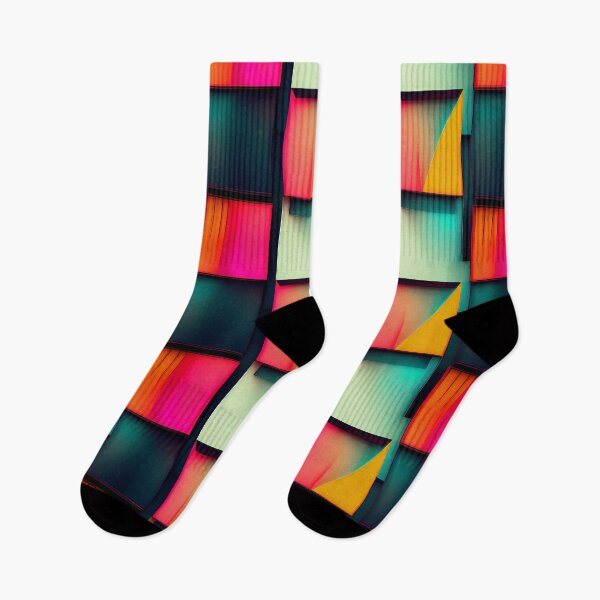 Item preview, Neon Dreams: A Bold and Colorful Retro-Inspired Pattern designed and sold by HiArtify ❤️.