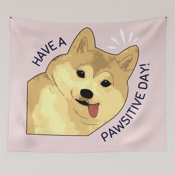 Item preview, A Pawsitive Doggy Day  Design designed and sold by majnate.