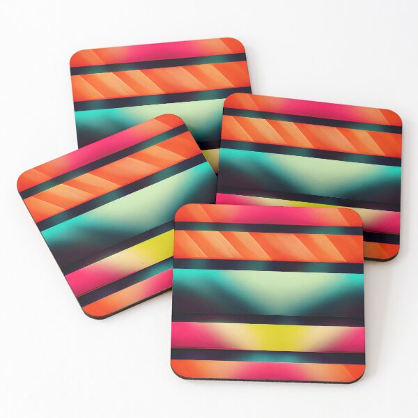 Item preview, Neon Dreams: A Bold and Colorful Retro-Inspired Pattern designed and sold by HiArtify ❤️.