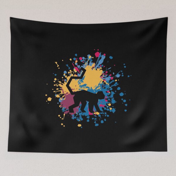Item preview, Monkey Color Splash designed and sold by onicon.