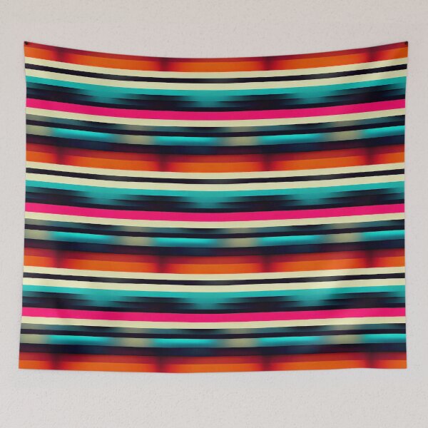 Item preview, Neon Dreams: A Bold and Colorful Retro-Inspired Pattern designed and sold by HiArtify ❤️.