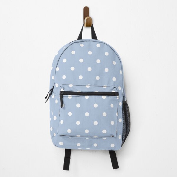 Item preview, Light Steel Blue and White Polka dots designed and sold by POLKAIWERX.