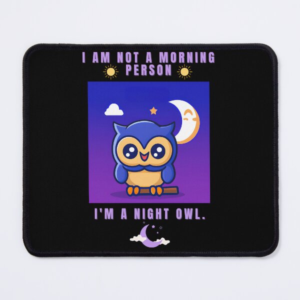 Item preview, Not A Morning Person Night Owl designed and sold by theworld2021.