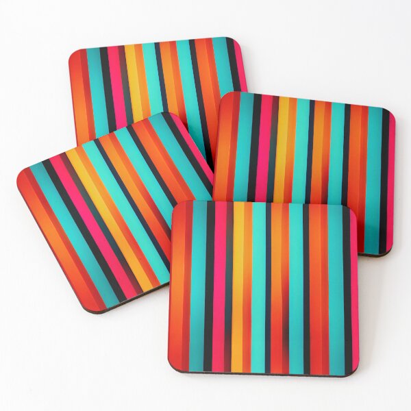 Item preview, Neon Dreams: A Bold and Colorful Retro-Inspired Pattern designed and sold by HiArtify ❤️.
