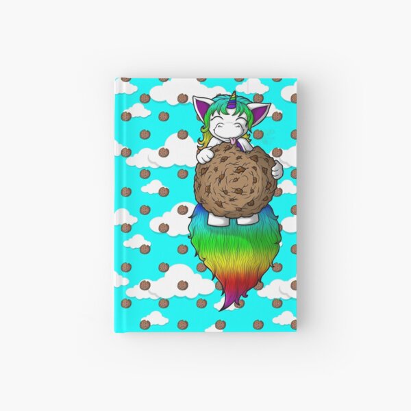 Cookie Derpicorn: Rainbow & Chocolate Chip Hardcover Journal