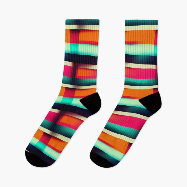 Item preview, Neon Dreams: A Bold and Colorful Retro-Inspired Pattern designed and sold by HiArtify ❤️.