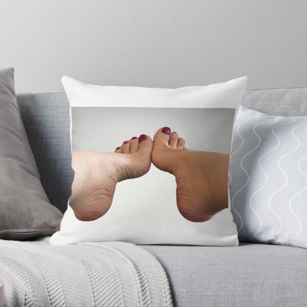 FOOT FETISH Home Throw Pillow