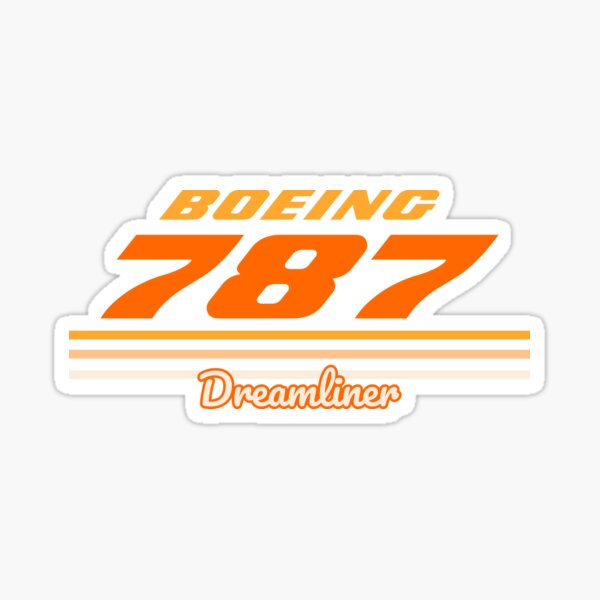 Item preview, Boeing 787 Orange Theme designed and sold by SpicyAviator.