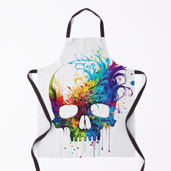 Item preview, Watercolor skull designed and sold by knuppify.