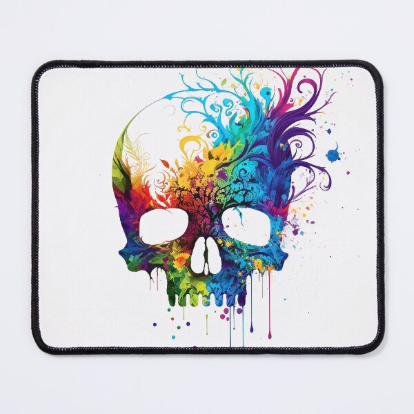 Item preview, Watercolor skull designed and sold by knuppify.