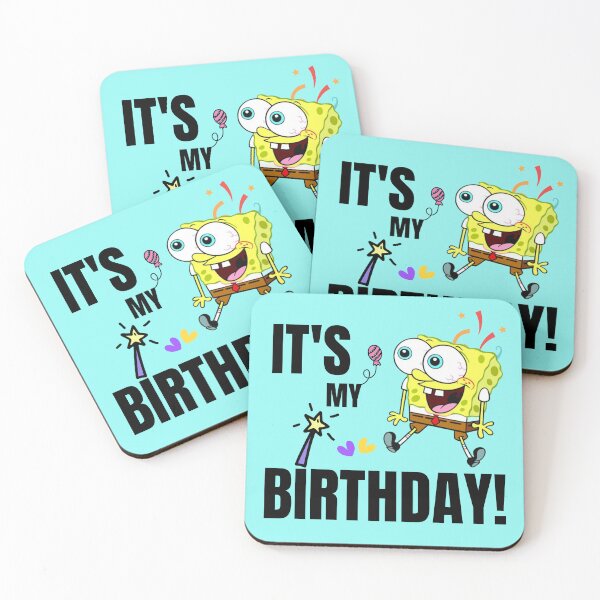 Item preview, Mademark x SpongeBob SquarePants - SpongeBob - It's My Birthday! cute  T-Shirt designed and sold by NTF Store.