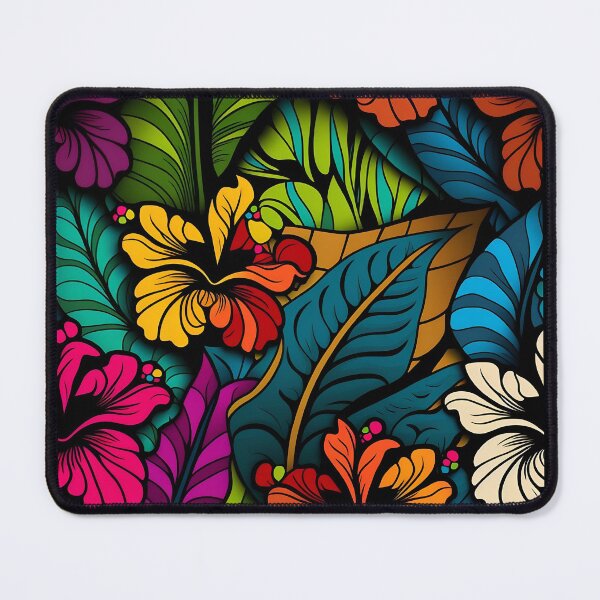 Item preview, Colourful bold tropical flower pattern #3 designed and sold by Christolamber.