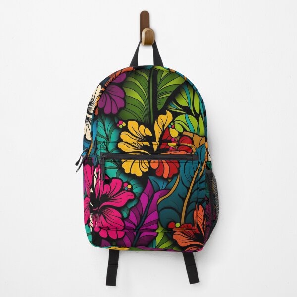 Item preview, Colourful bold tropical flower pattern #3 designed and sold by Christolamber.
