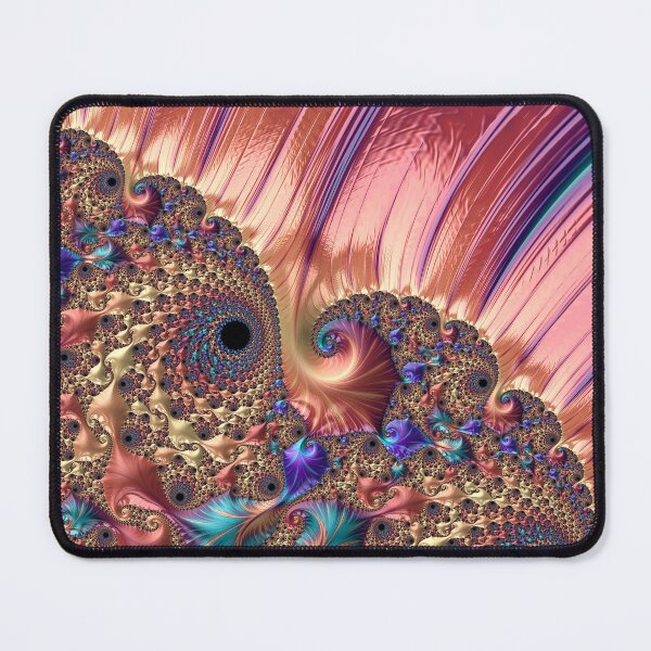 Item preview, Pink, Purple and Aqua Mandelbrot Set Fractal Art designed and sold by Karen McFarland.