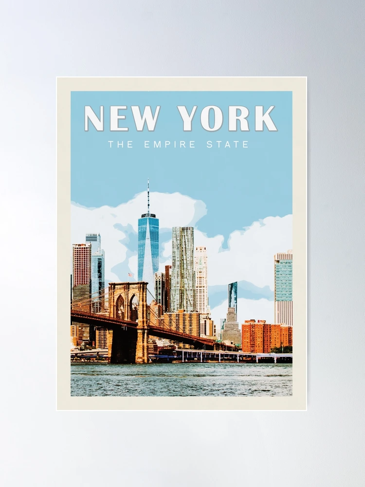 Sticker Seamless new york manhattan city travel map illustration 