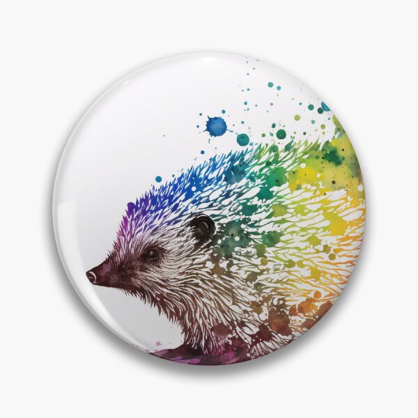 Item preview, Hedgehog in watercolor designed and sold by knuppify.