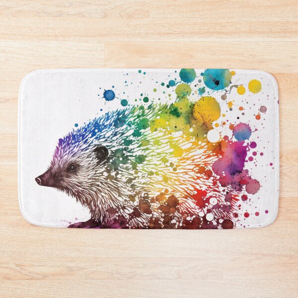 Item preview, Hedgehog in watercolor designed and sold by knuppify.