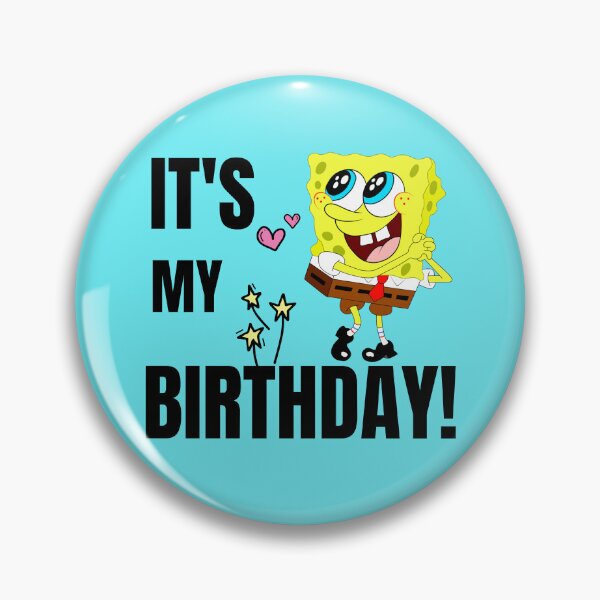 Item preview, Mademark x SpongeBob SquarePants - SpongeBob - It's My Birthday! cute  T-Shirt designed and sold by NTF Store.