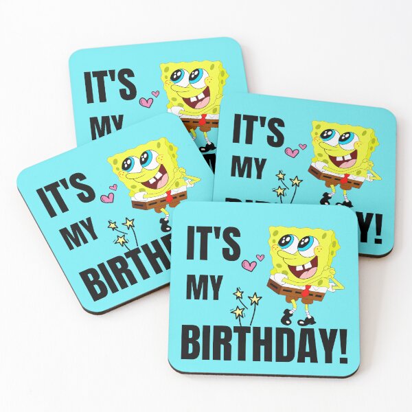 Item preview, Mademark x SpongeBob SquarePants - SpongeBob - It's My Birthday! cute  T-Shirt designed and sold by NTF Store.