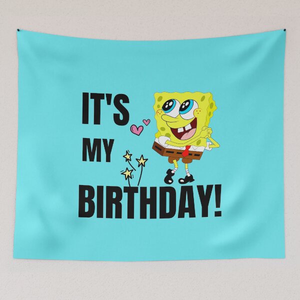 Item preview, Mademark x SpongeBob SquarePants - SpongeBob - It's My Birthday! cute  T-Shirt designed and sold by NTF Store.