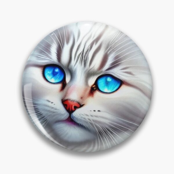 Item preview, White Siberian Cat designed and sold by Nocturne  Paws.