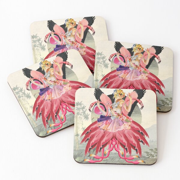 Item preview, Flamingo Lady 2 designed and sold by basementgalaxy.