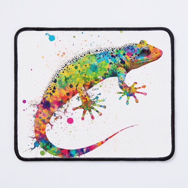 Item preview, watercolor gecko designed and sold by knuppify.