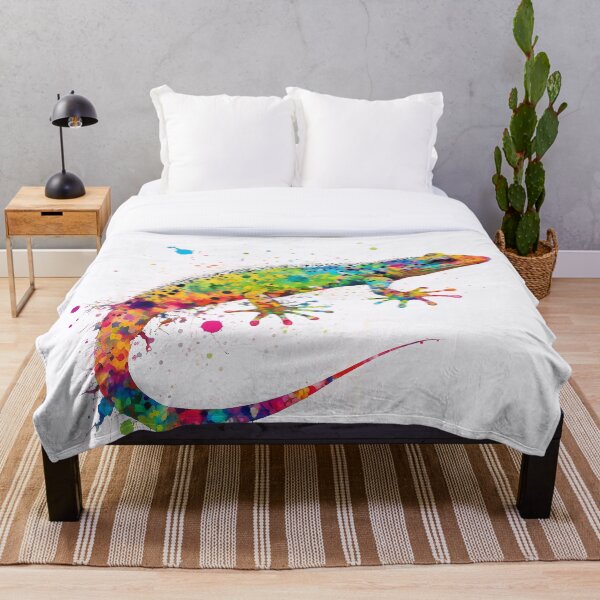Item preview, watercolor gecko designed and sold by knuppify.