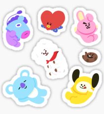 BT21 Aufkleber Set Ver.1 Sticker