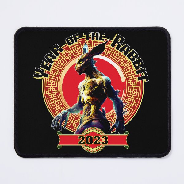 Item preview, Chinese New Year : 2023 Year of the Rabbit : Not What You Were Expecting? Power Rabbit Design designed and sold by WhitePinesVale.