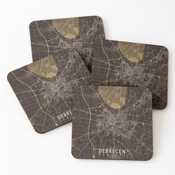 Item preview, Debrecen City Map of Hungary - Pastel designed and sold by deMAP.