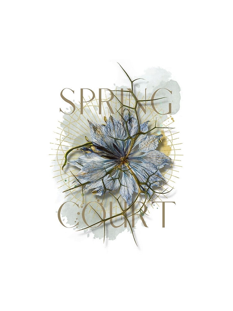 Thumbnail 3 of 3, Scarf, Spring Court designed and sold by Reverie-Design.
