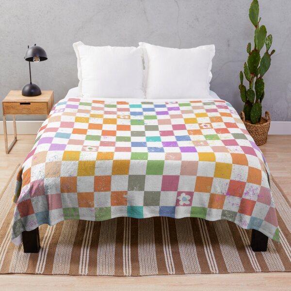 Artikelvorschau, Mehrfarbiges Schachbrett-mehrfarbiges geometrisches Aquarell entworfen und verkauft von ninoladesign.