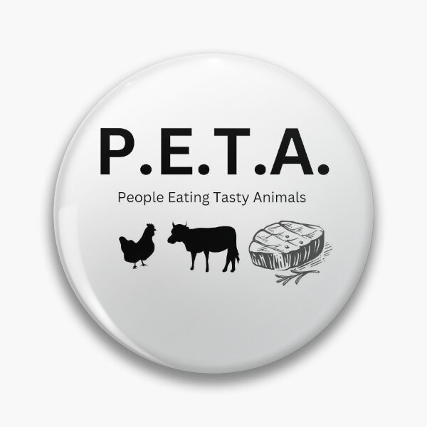 Item preview, PETA PEOPLE EATING TASTY ANIMALS designed and sold by TakePartArt.