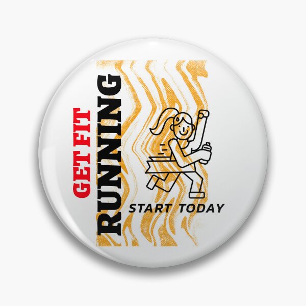 Item preview, Get Fit Running, Start Today designed and sold by crazydotdesigns.