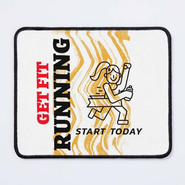 Item preview, Get Fit Running, Start Today designed and sold by crazydotdesigns.