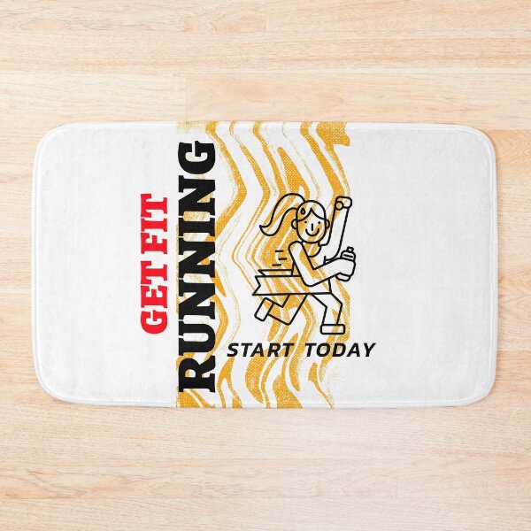 Item preview, Get Fit Running, Start Today designed and sold by crazydotdesigns.
