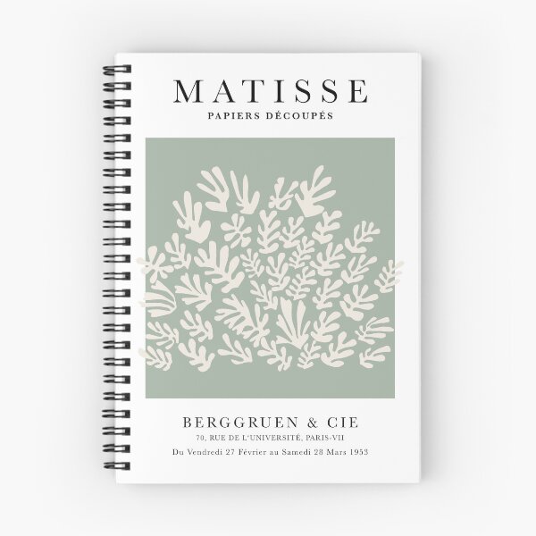 Item preview, Henri Matisse Flower, Papier Decoupes Art pastel Green, Matisse Cutout's, matisse inspired room decor designed and sold by re-make-.