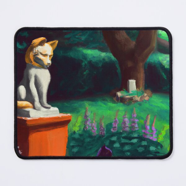 Item preview, the black cat and the kistune statue designed and sold by Mathieu-P.
