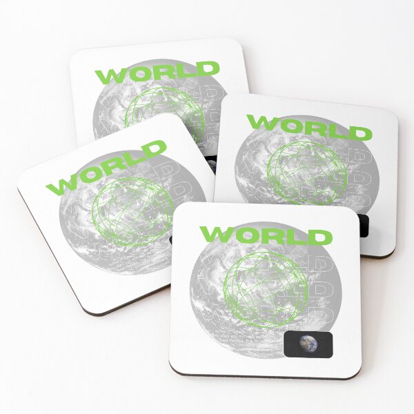Item preview, Green black modern world t-shirt designed and sold by Richstd.