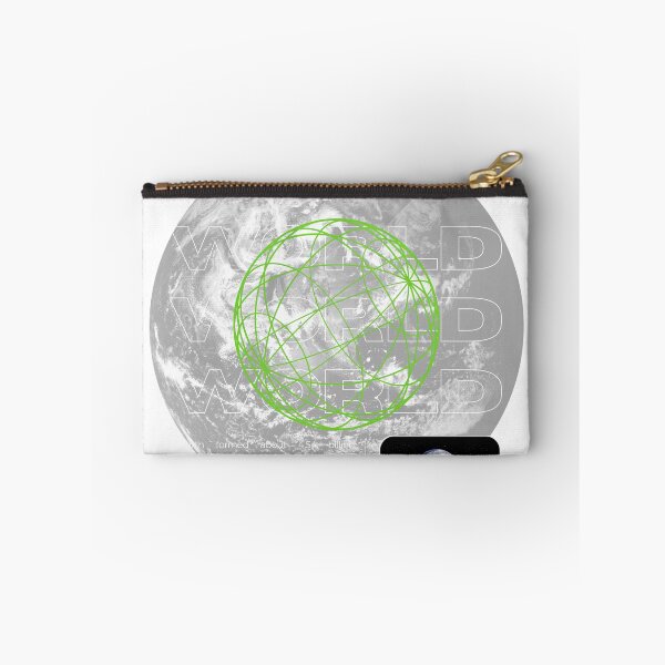 Item preview, Green black modern world t-shirt designed and sold by Richstd.