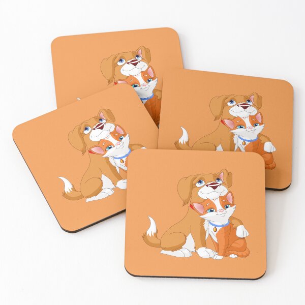 Item preview, Cute Companions A Cat and Dog Design designed and sold by majnate.