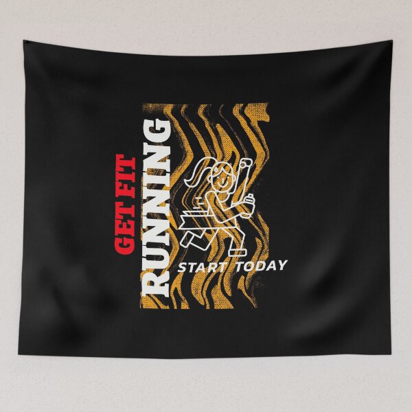 Item preview, Get Fit Running, Start Today designed and sold by crazydotdesigns.