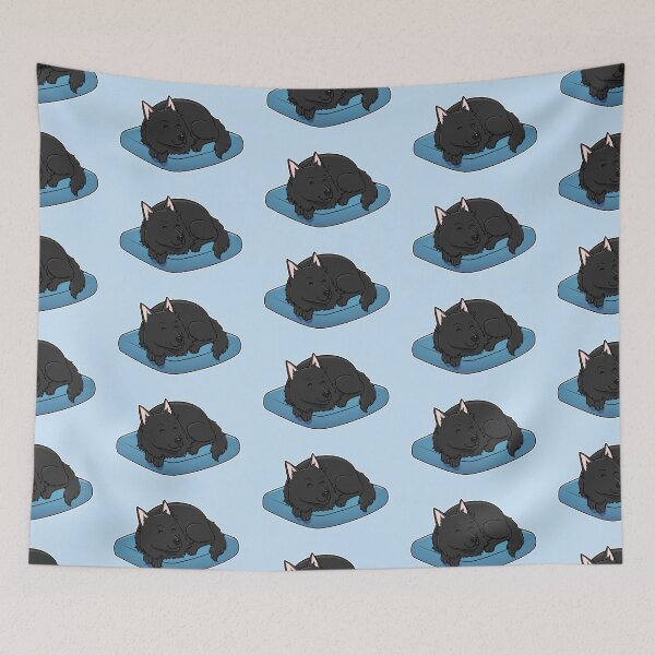 Item preview, Belgian Sheepdog Sleeping Dog designed and sold by DoggieDelights.